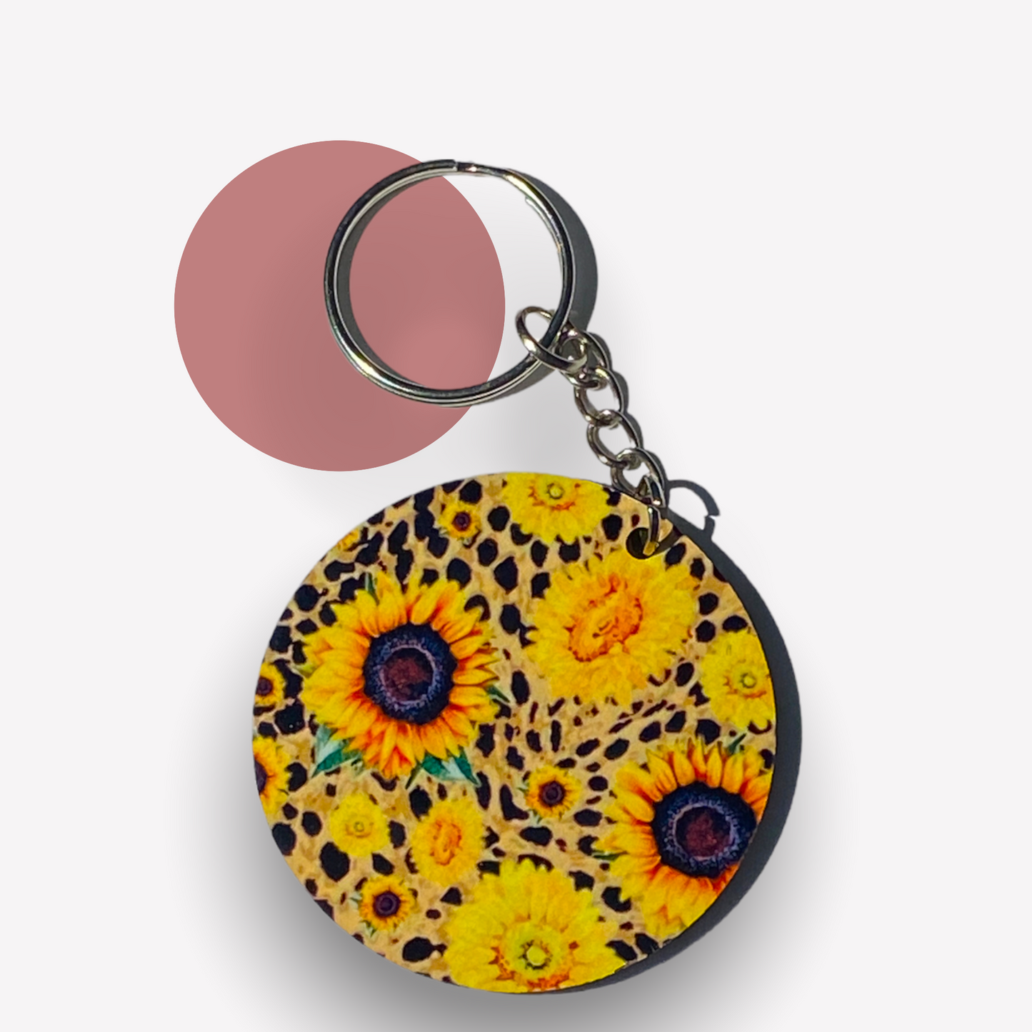 Sunflower Cow with Tan Leopard