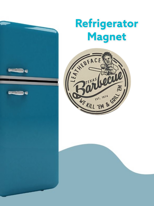 Leatherface BBQ Magnet