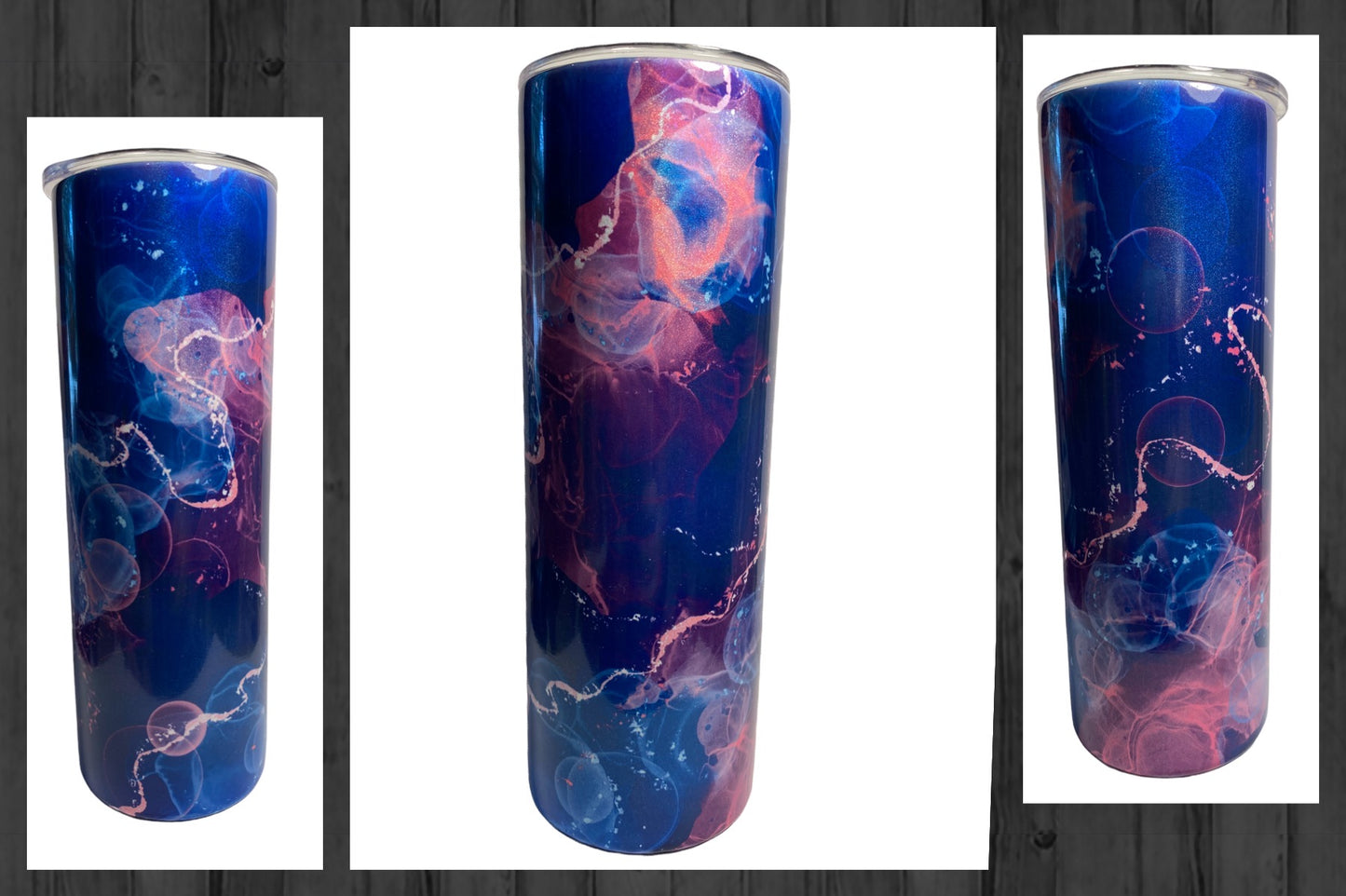 Blue & Pink Swirl