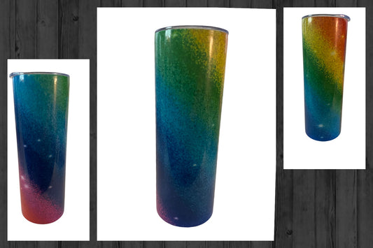 Rainbow Glitter Swirl