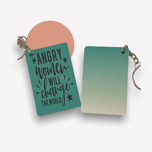 Angry Women Keychain