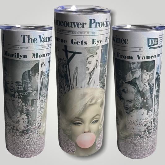 Monroe Bubble on Newspaper
