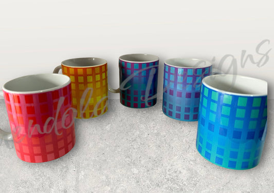 Set of 5 11oz Coffee mugs