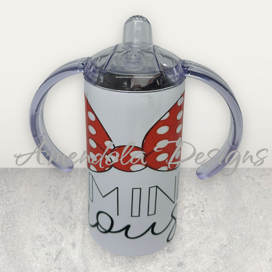 Mini mouse Sippy Cup with extra tumbler top
