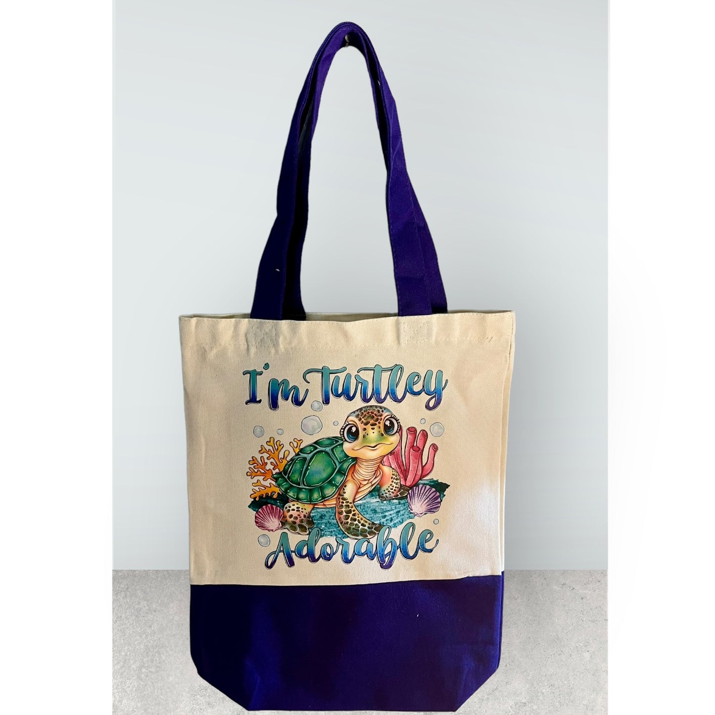 Tote Bag Turtley Adorable