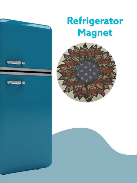 American Sunflower Magnet