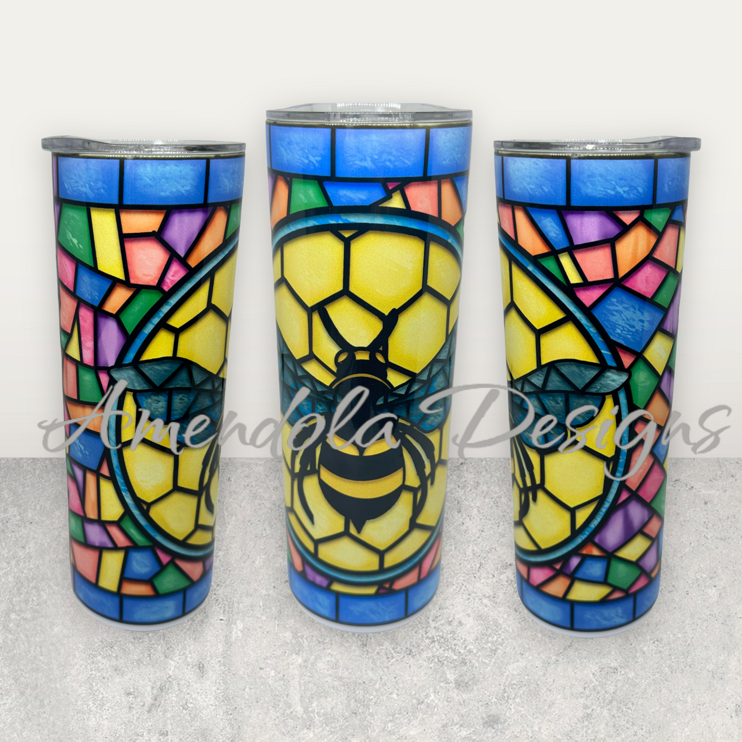 Stain glass Bee
