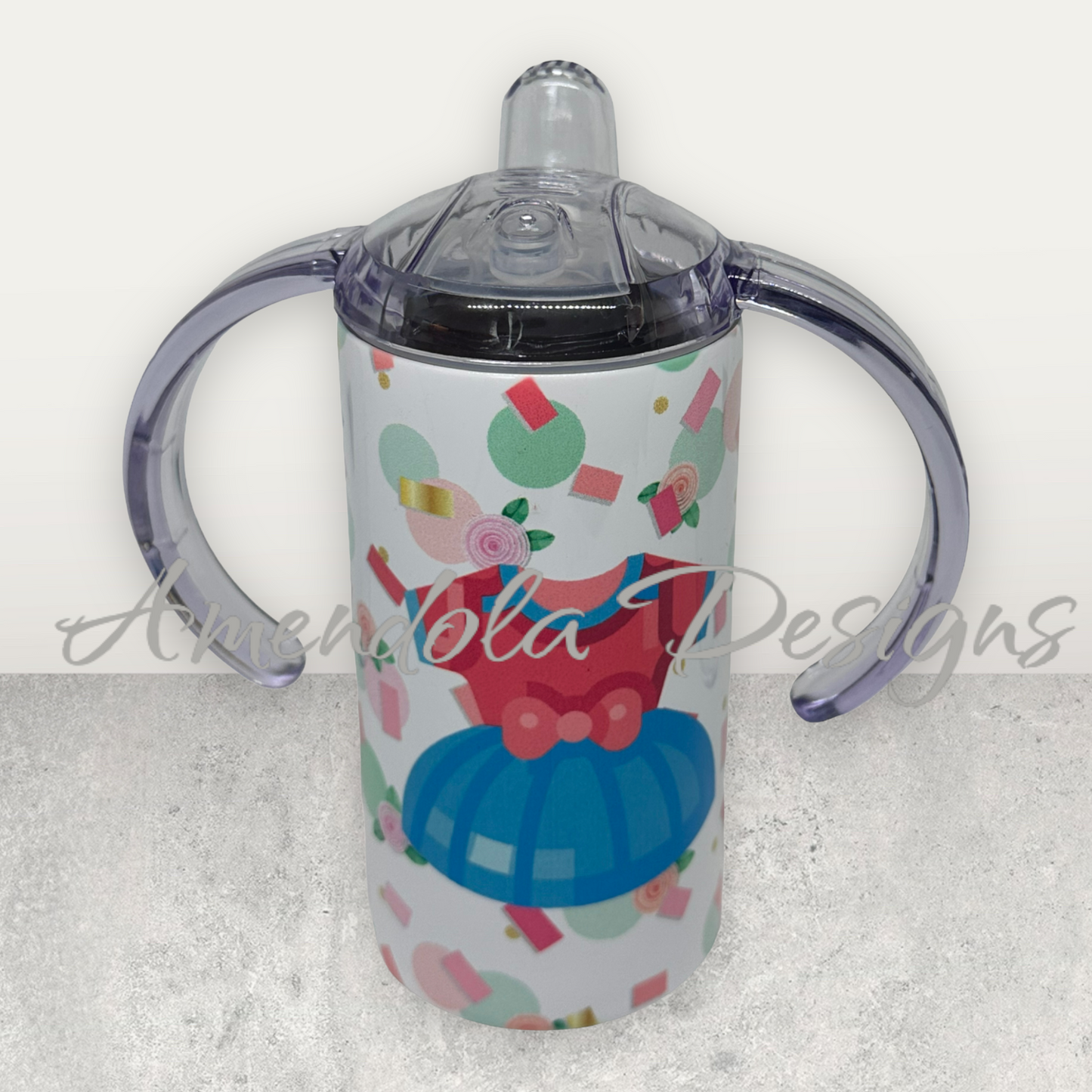 Dress Up Sippy Cup with extra tumbler top